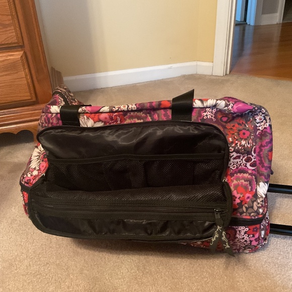 Vera Bradley rolling duffle - Picture 5 of 6